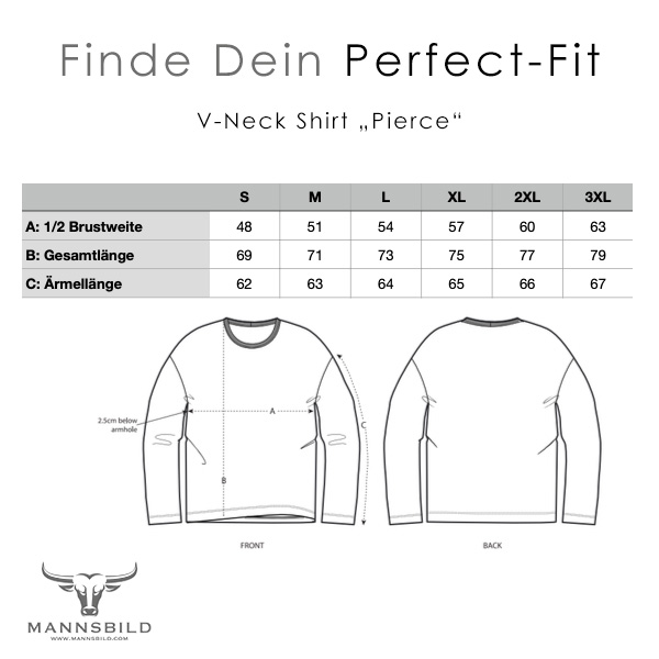 V-Neck-Shirt Pierce